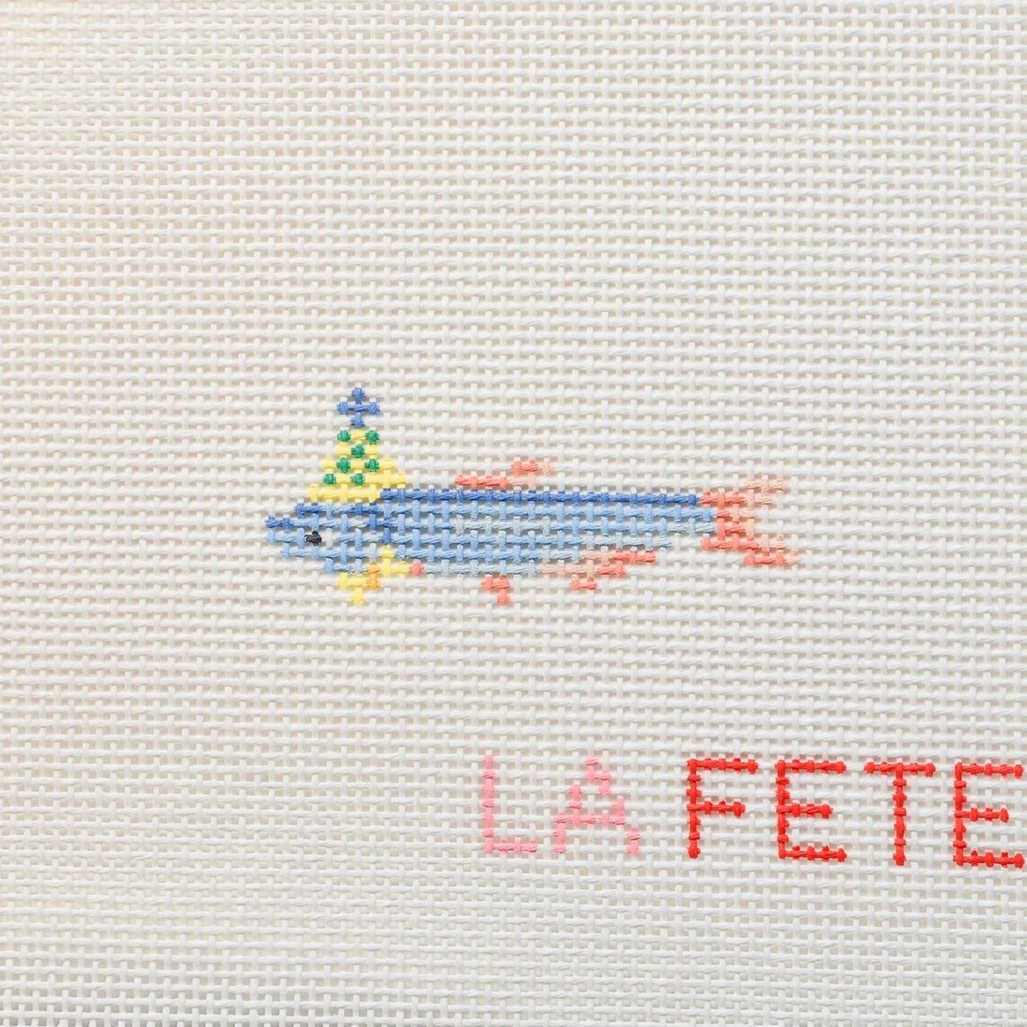 Party Animals - Sardine Needlepoint Canvas