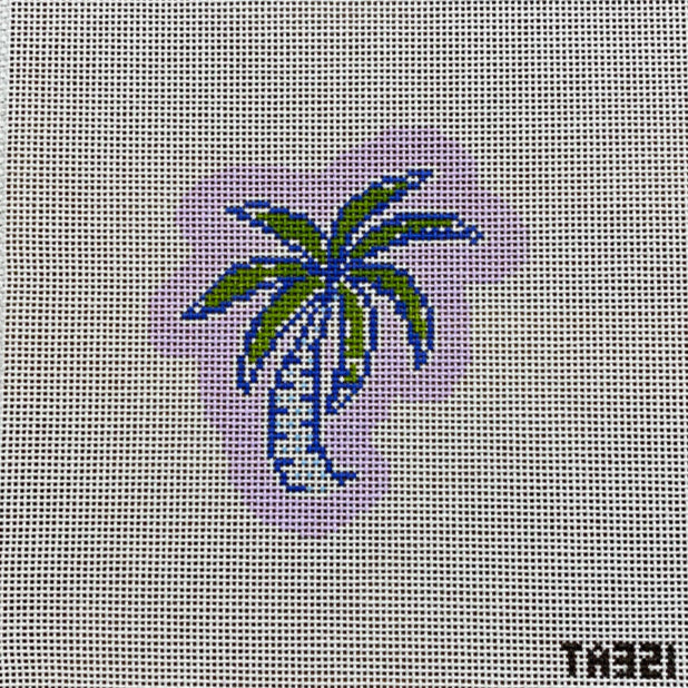 Palm Tree Needlepoint Canvas