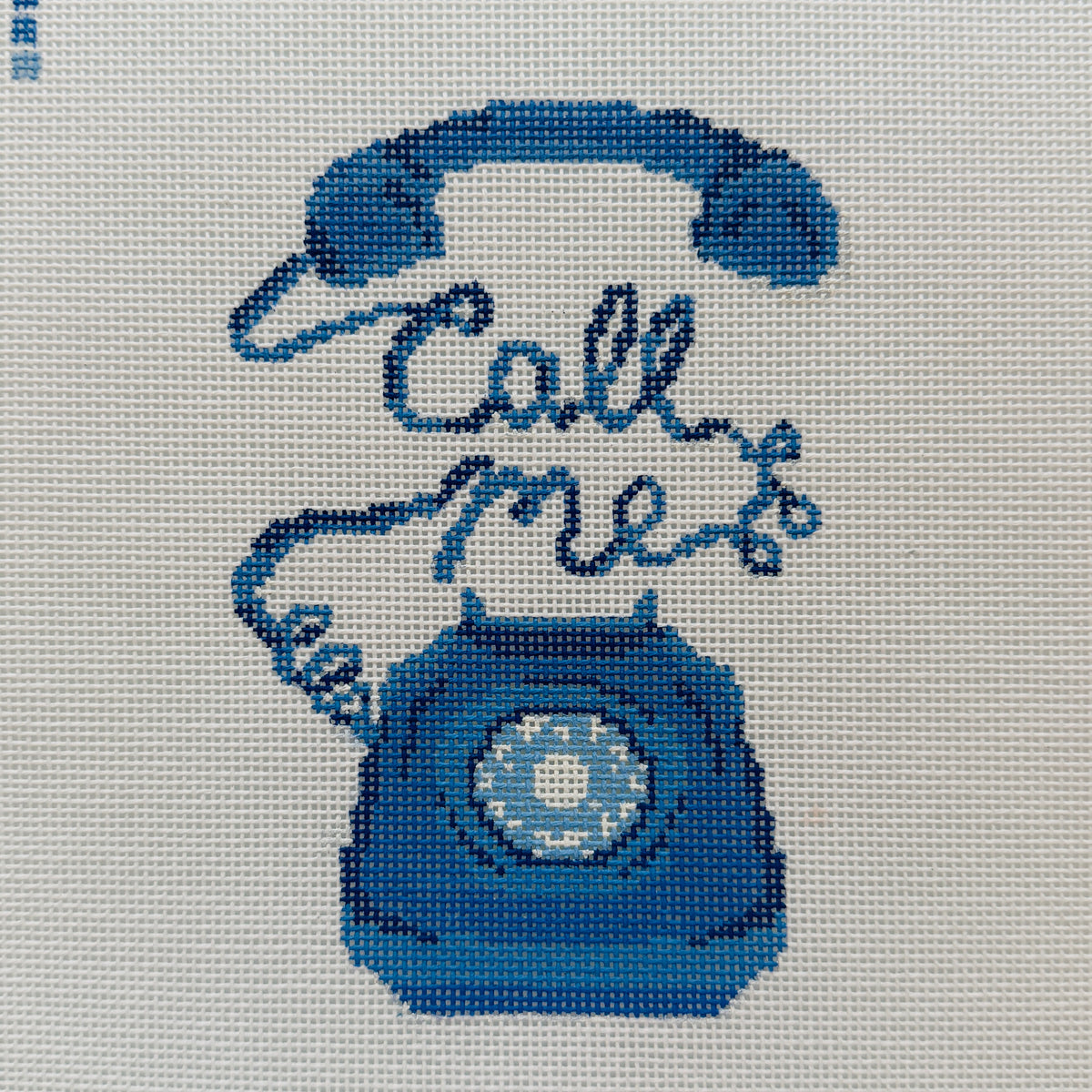 Call Me Phone Needlepoint Canvas