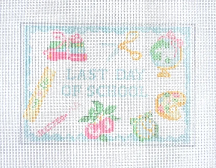 First Day and Last Day of School Needlepoint Canvas Set
