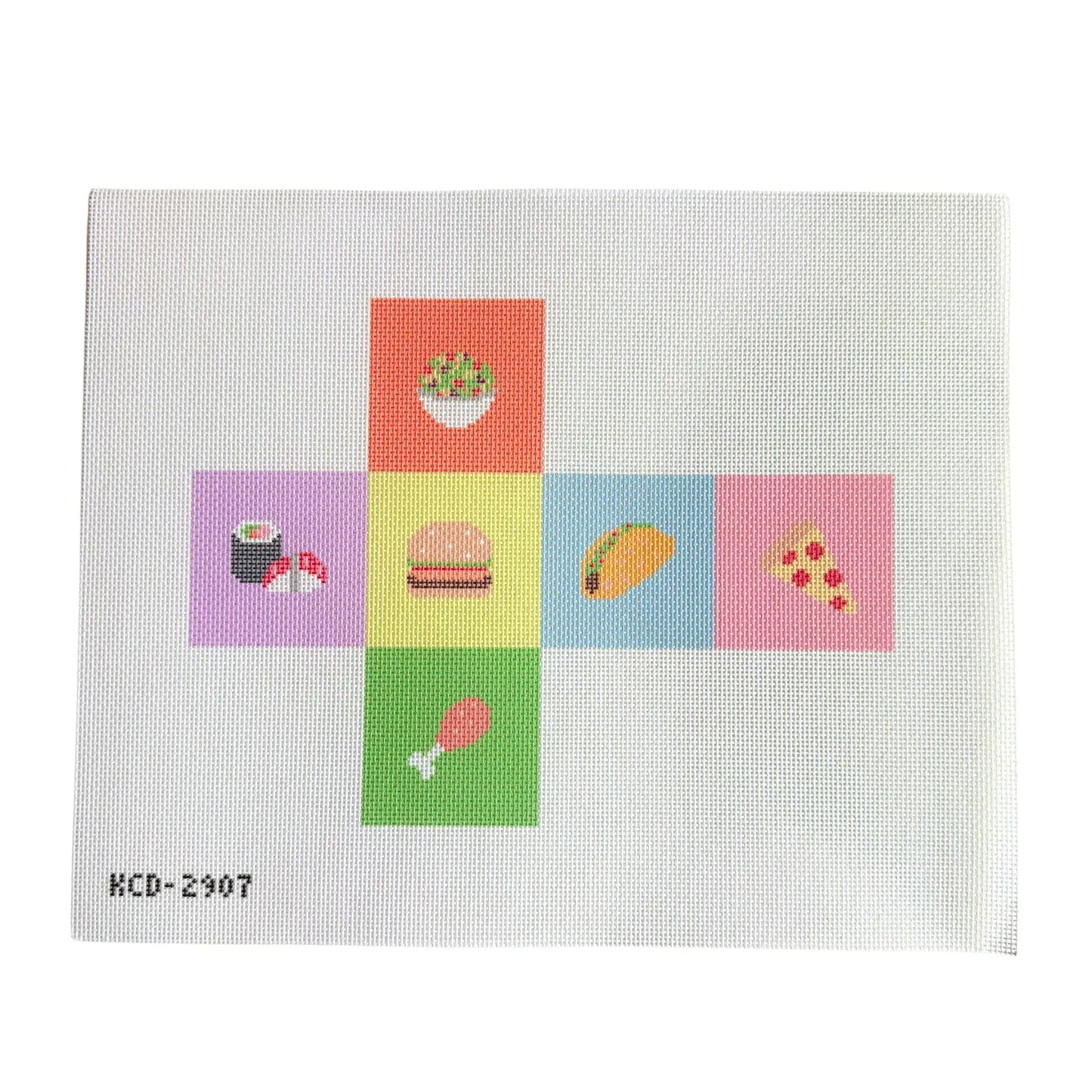 Dinner Cube Needlepoint Canvas