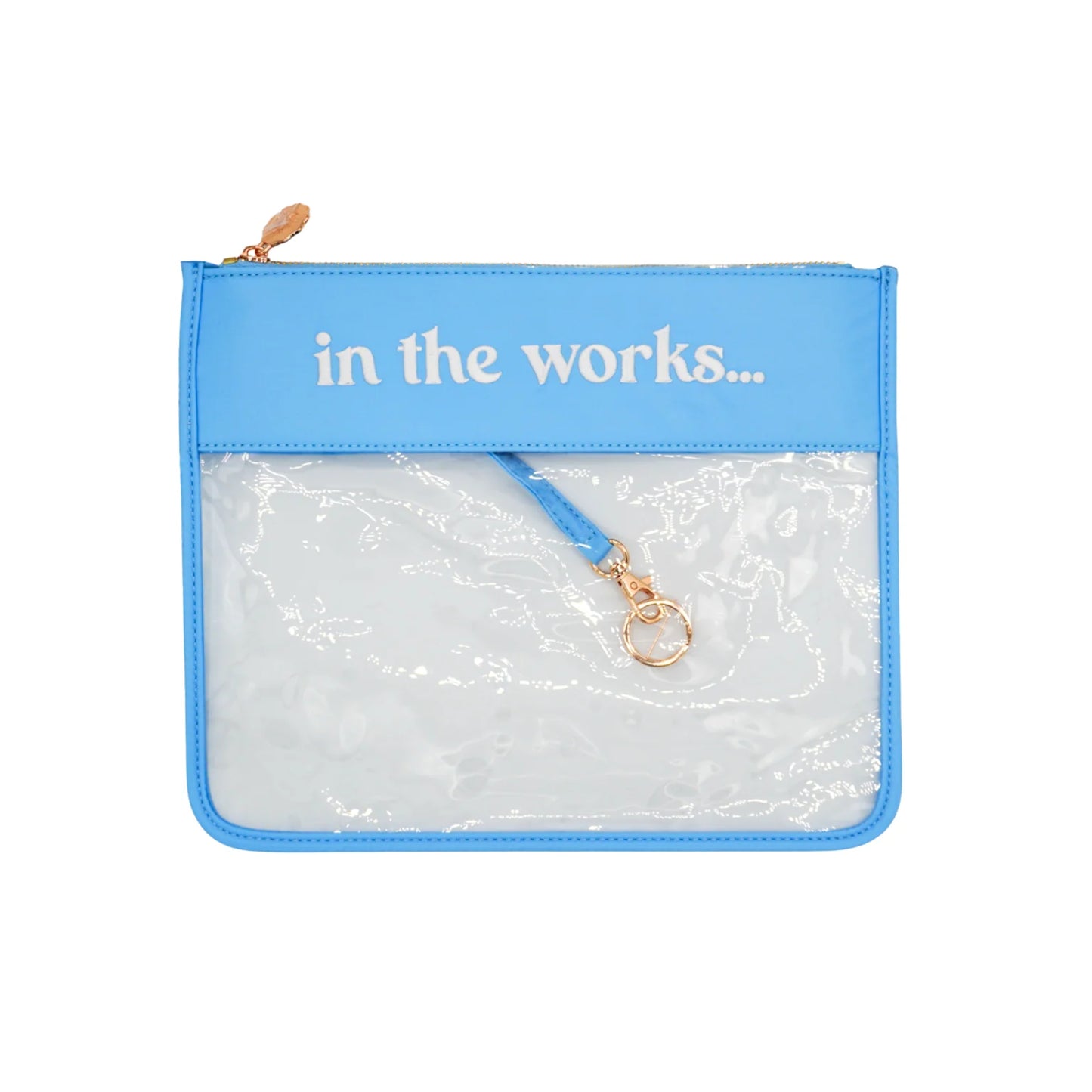 Tiny In the Works Project Bag - Baby Blue