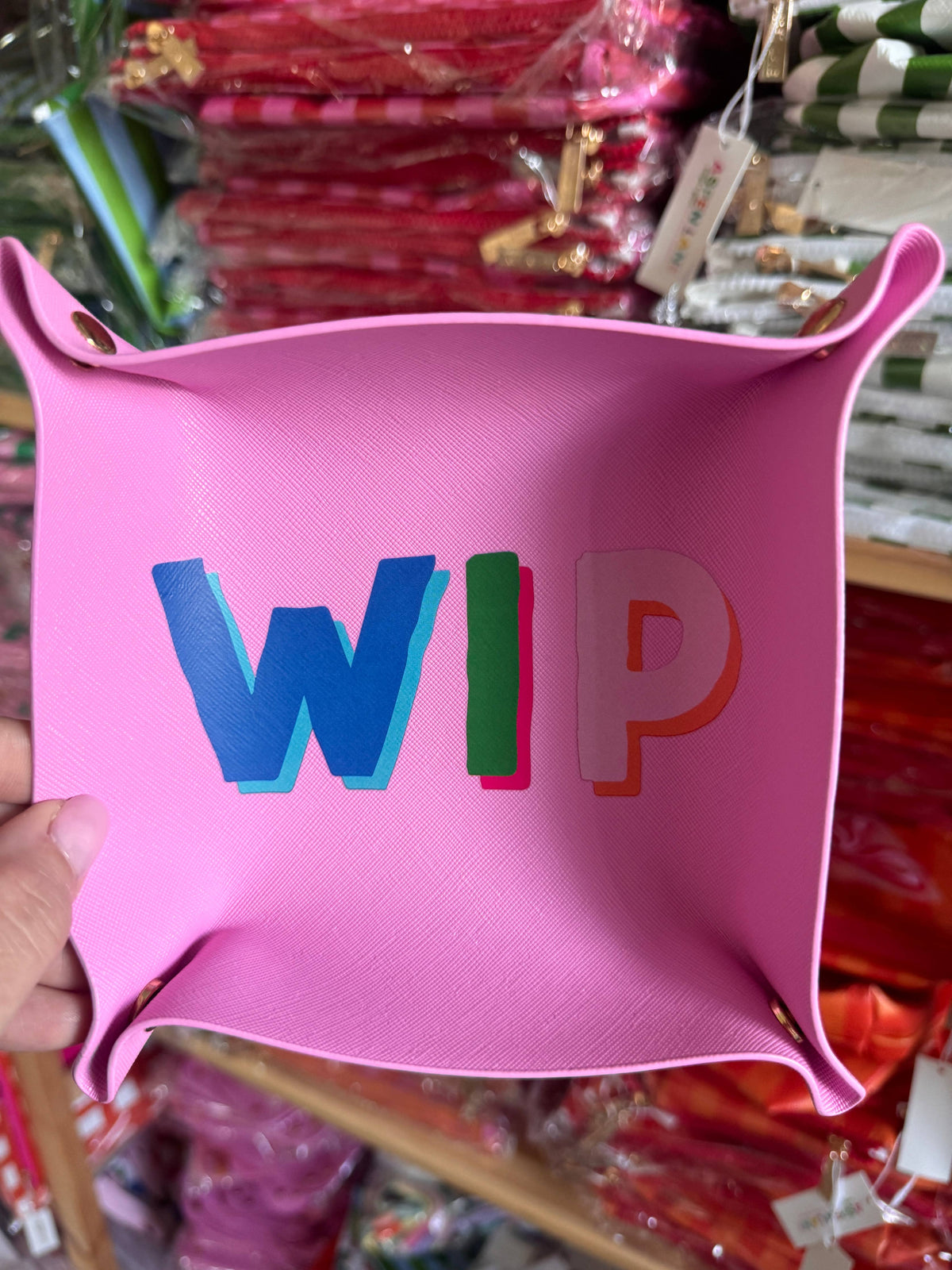 Pink WIP Snap Valet Tray
