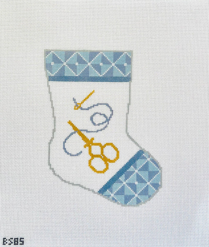 Needlepoint Bauble Stocking Needlepoint Canvas