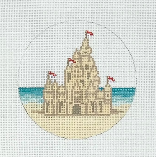 Sand Castle Needlepoint Canvas