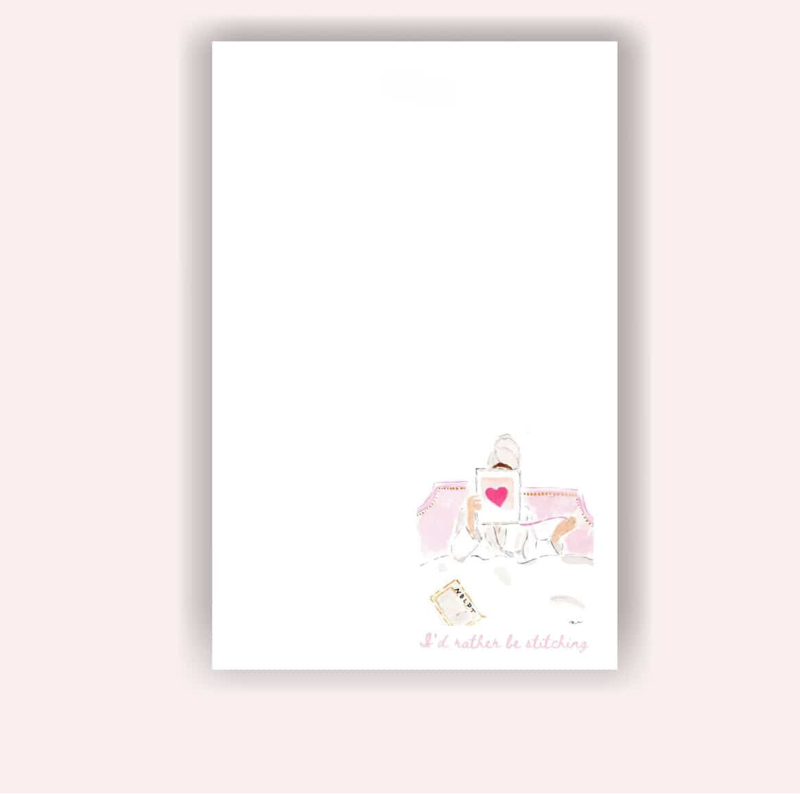 Notepad: I'd Rather Be Stitching
