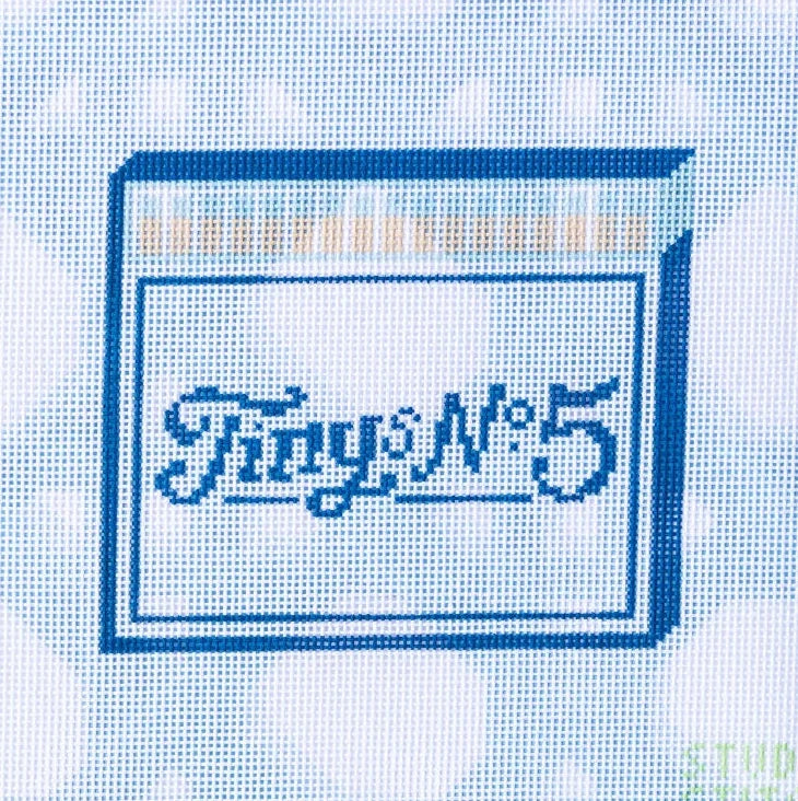 Tiny’s No. 5 Matchbox Needlepoint Canvas