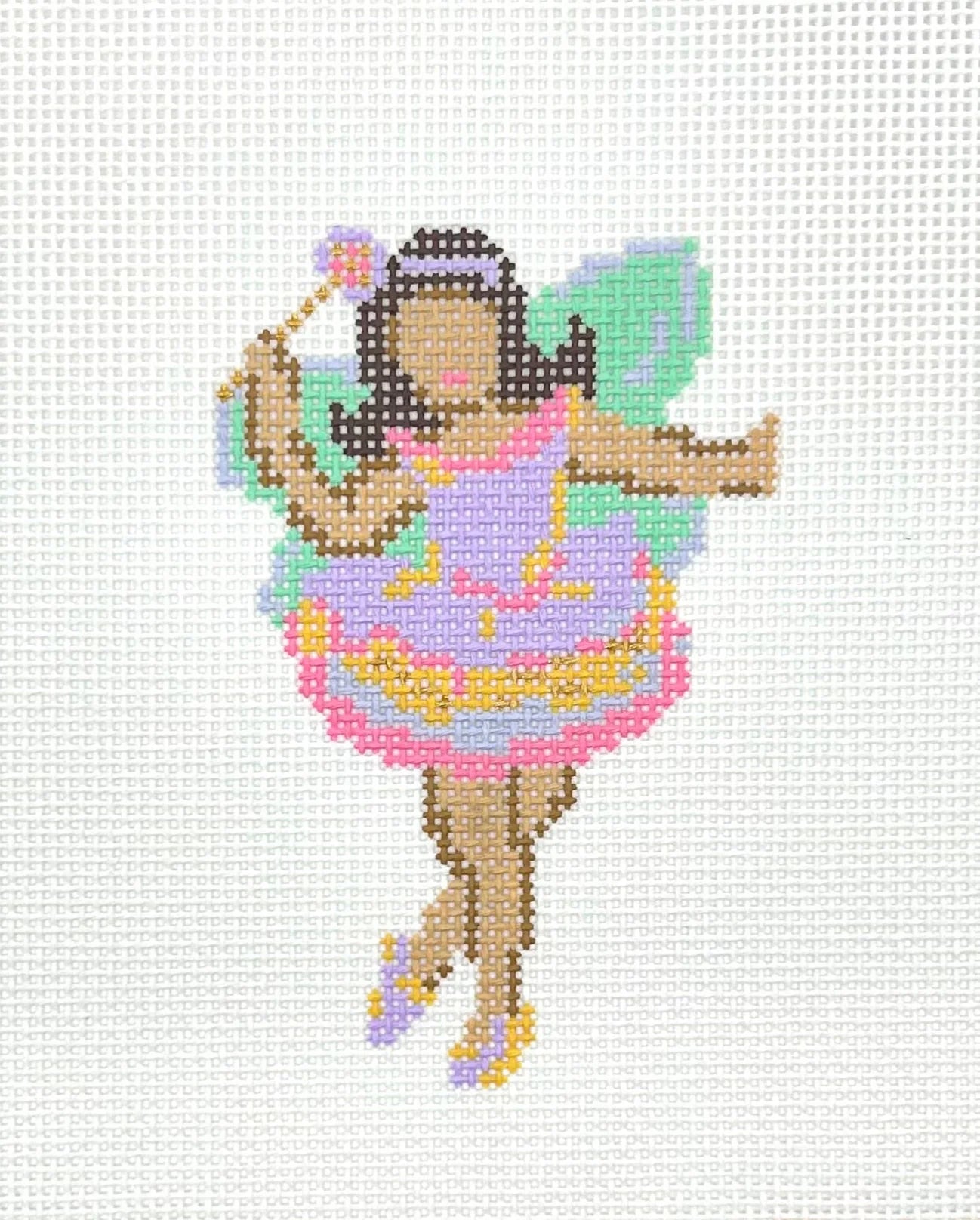 Pink Fairy Needlepoint Canvas