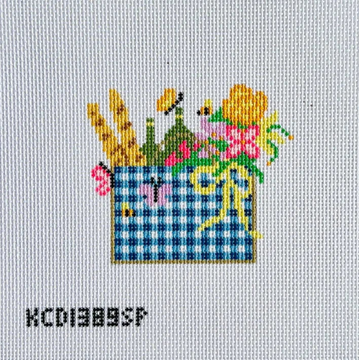 Spring Basket Needlepoint Canvas