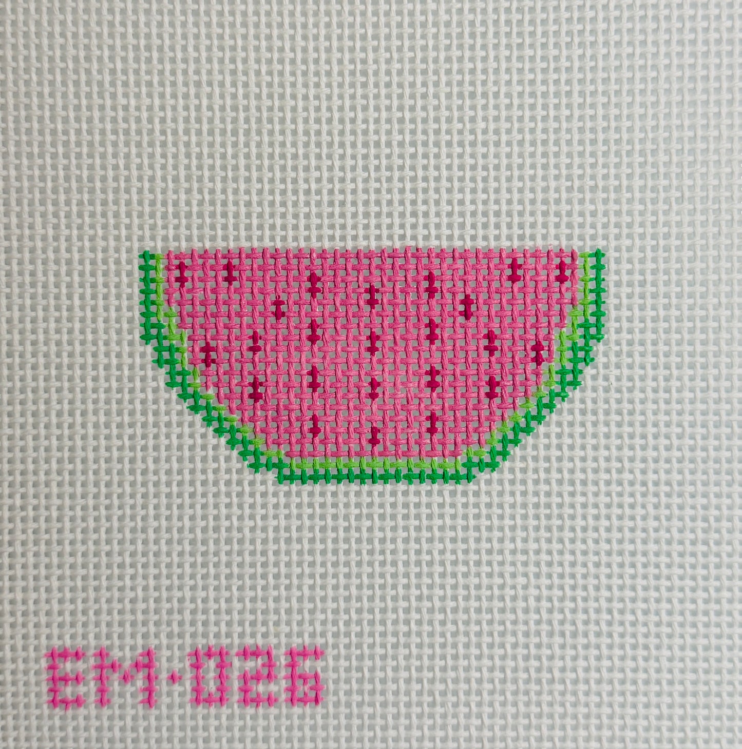 Small Watermelon Needlepoint Canvas