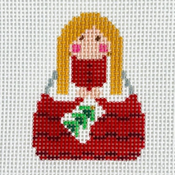 Bauble Stocking Stitch-It Angel Needlepoint Canvas