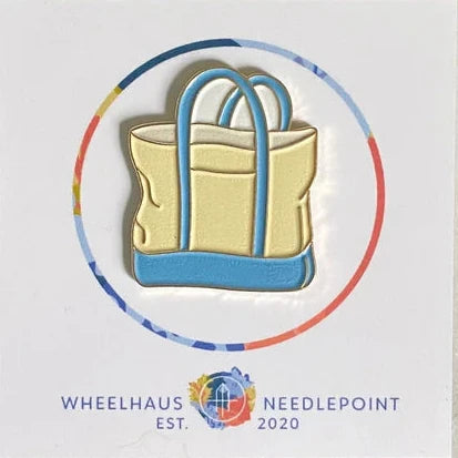 Light Blue Boat Tote Needle Minder