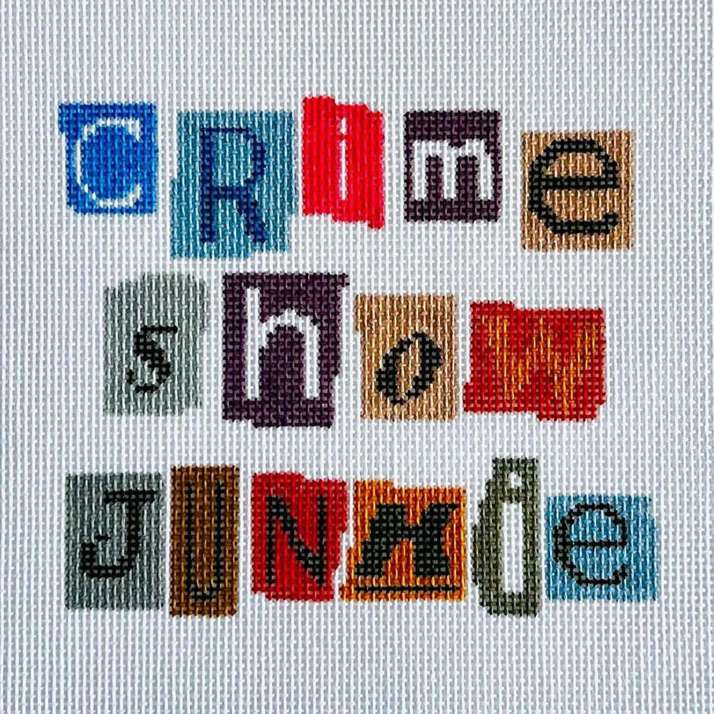 Crime Show Junkie Needlepoint Canvas