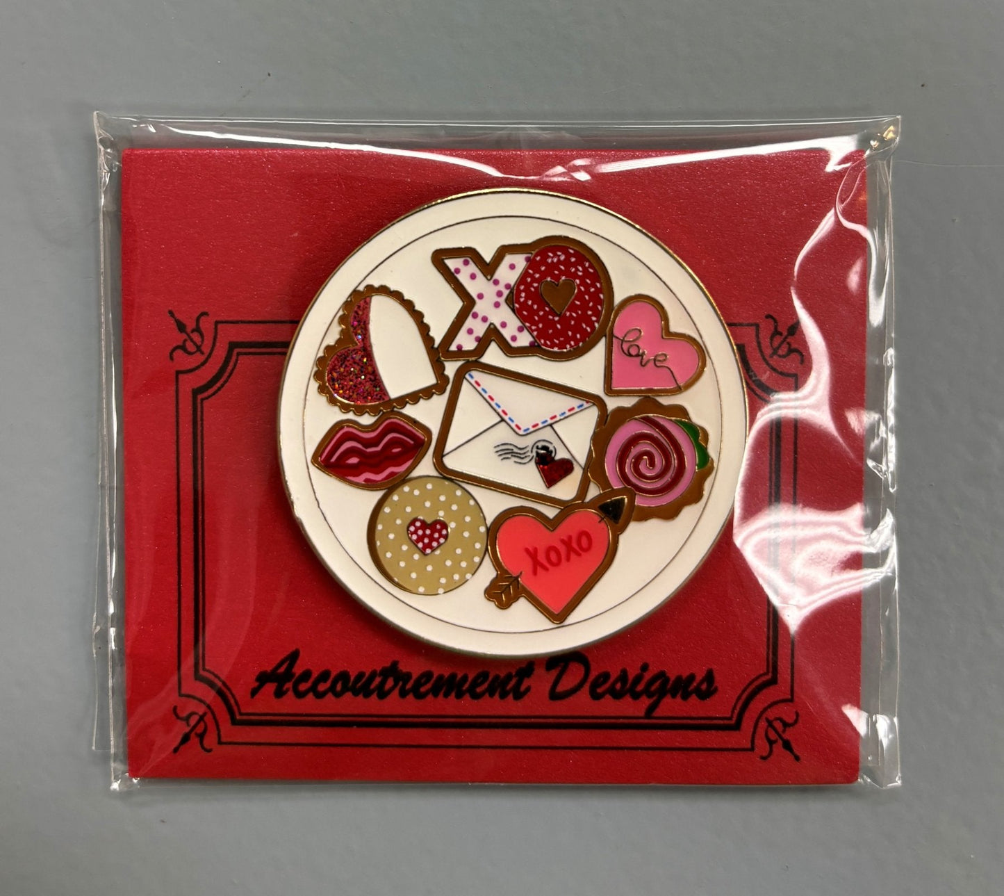 Valentines Cookies Round Needle Minder