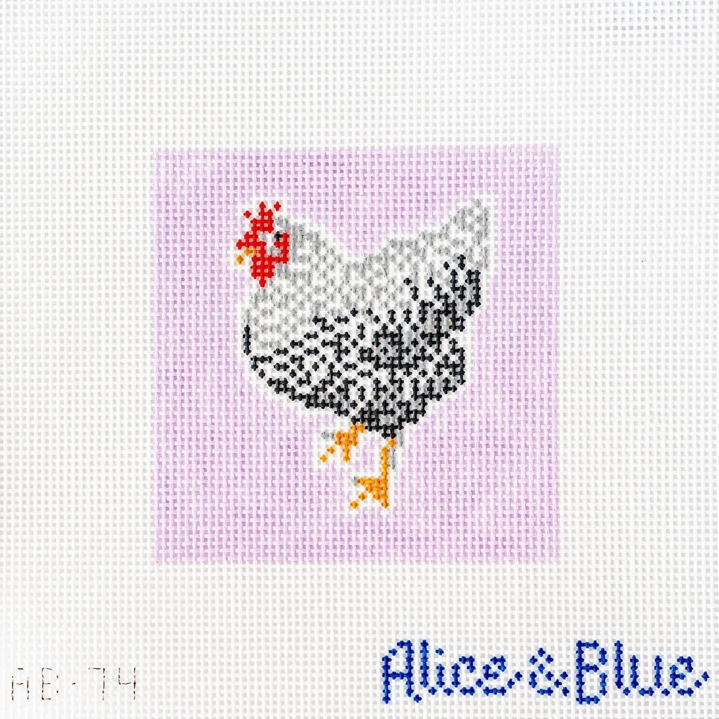 Chicken Coaster - Diego (Spotted) Needlepoint Canvas