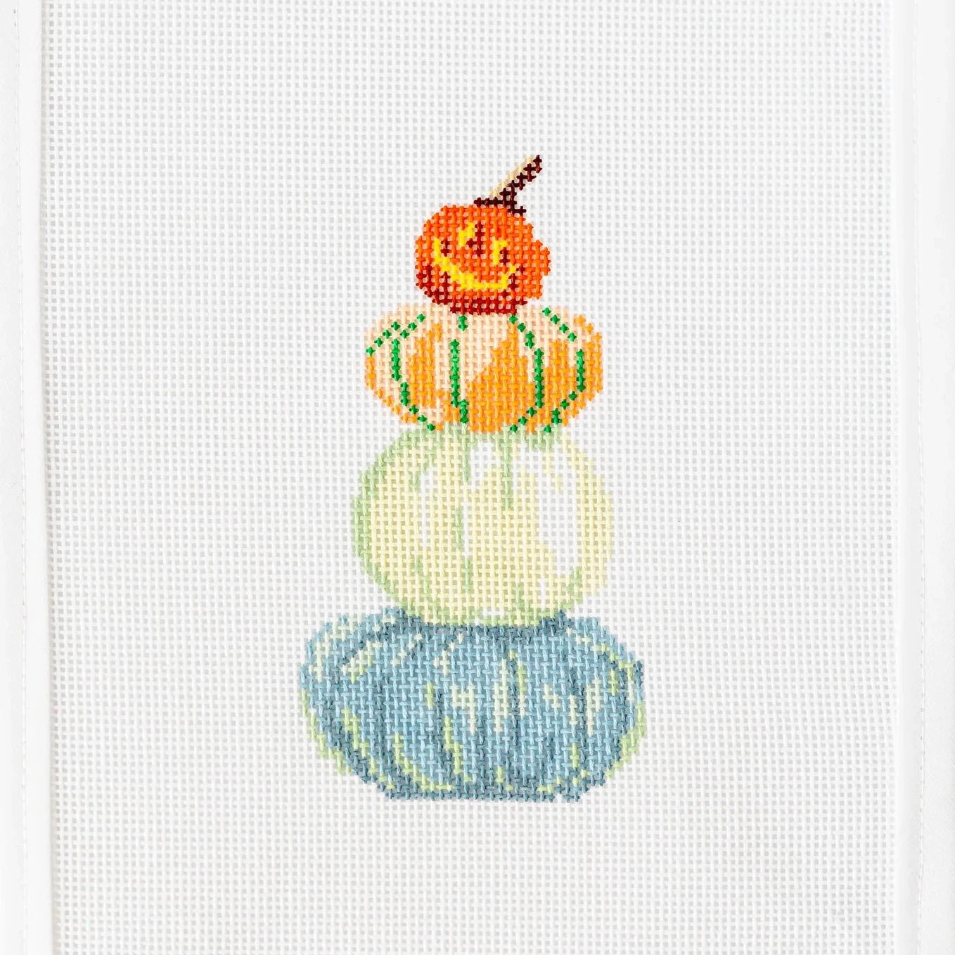 Princess Pumpkins Needlepoint Canvas