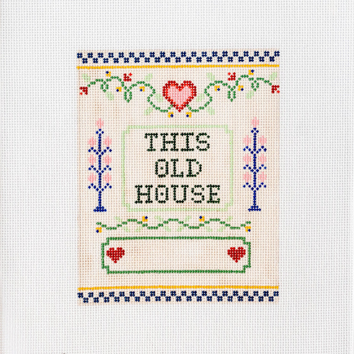 This Old House 13M Needlepoint Canvas