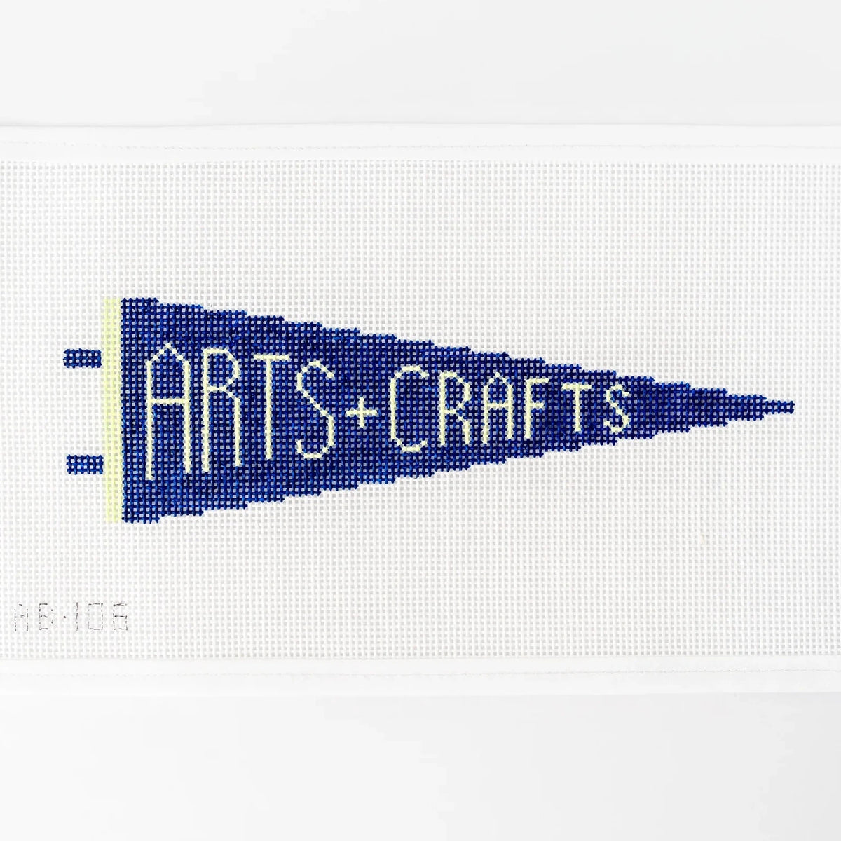 Arts + Crafts Pennant Needlepoint Canvas
