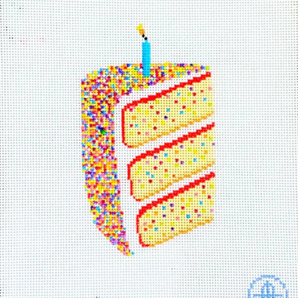 It's Sprinkles Celebration Cake Needlepoint Canvas