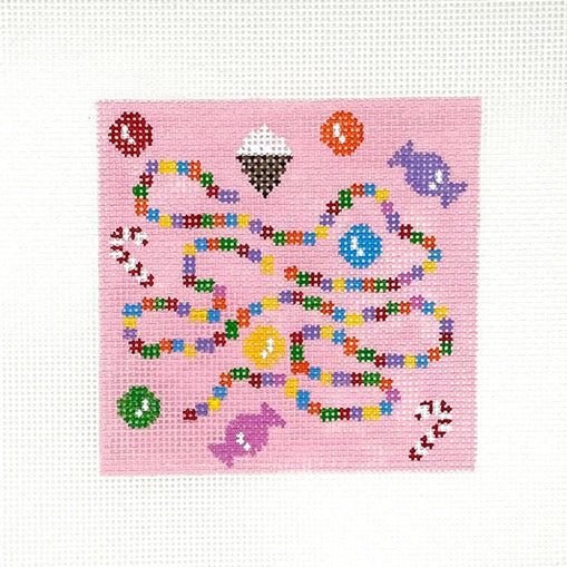 Candy Land Board Ornament Needlepoint Canvas