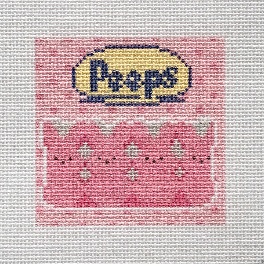 Pink Peeps Needlepoint Canvas