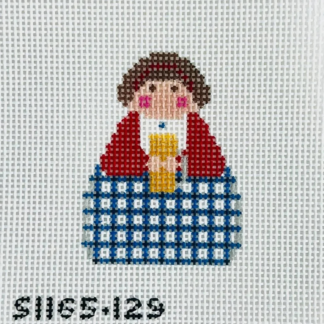 Beer Stitch-It Angel Needlepoint Canvas