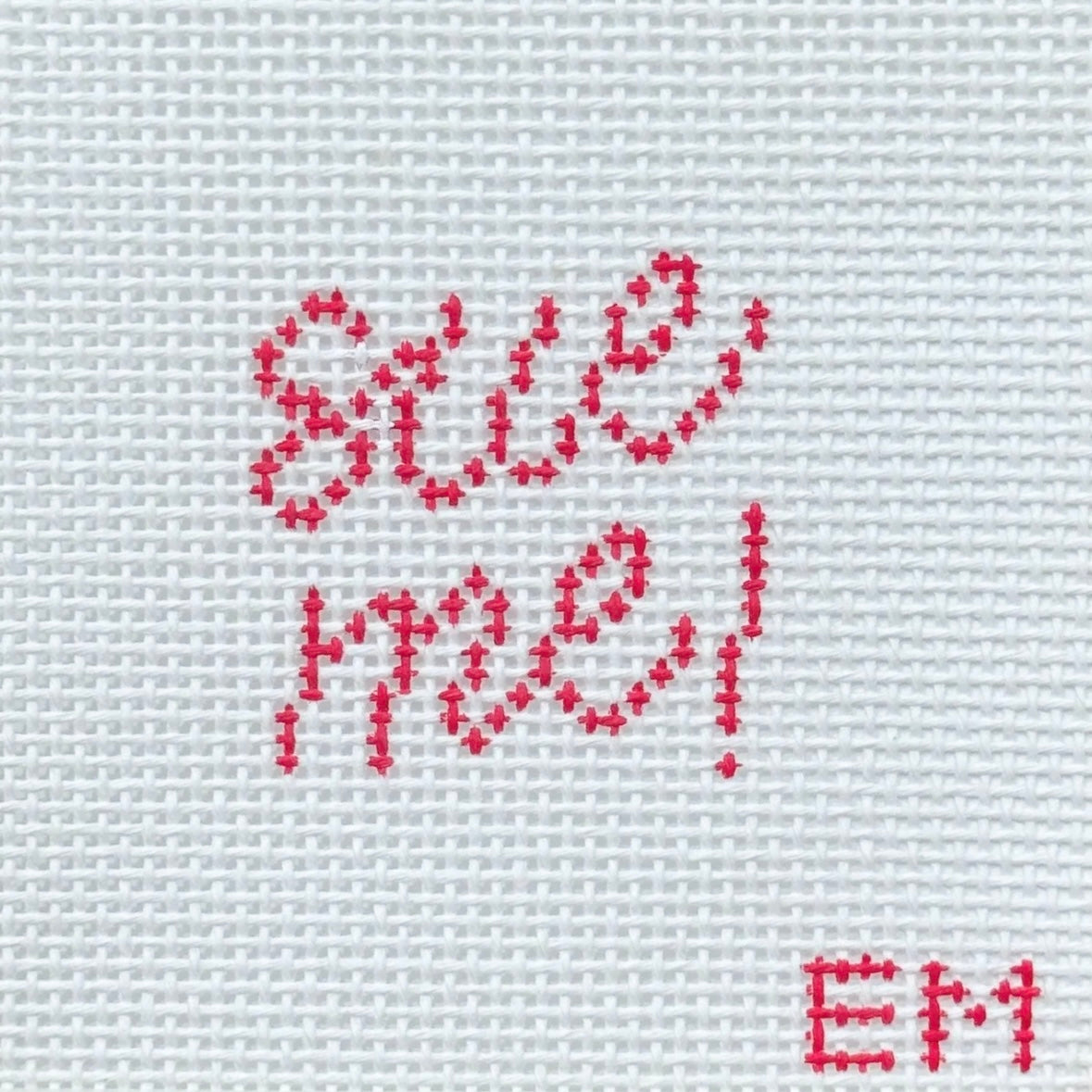 Sue Me! Needlepoint Canvas