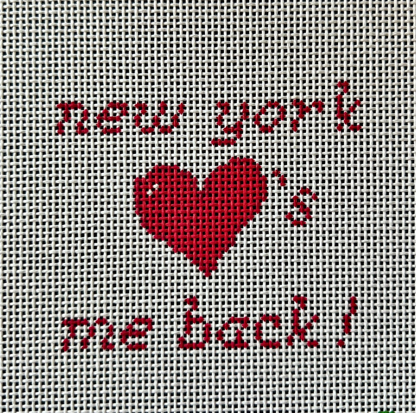 NY Loves Me Back Needlepoint Canvas