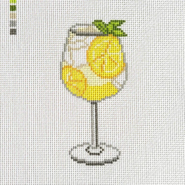 Limoncello Spritz Needlepoint Canvas