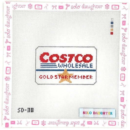 Costco Card Needlepoint Canvas