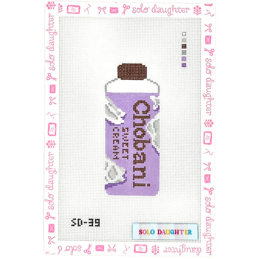 Sweet Cream Coffee Creamer Needlepoint Canvas