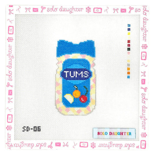 Tummy Issues Needlepoint Canvas