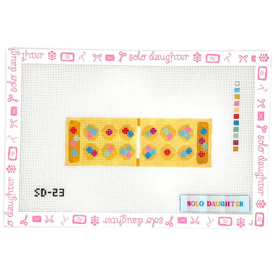 Mancala Board Needlepoint Canvas