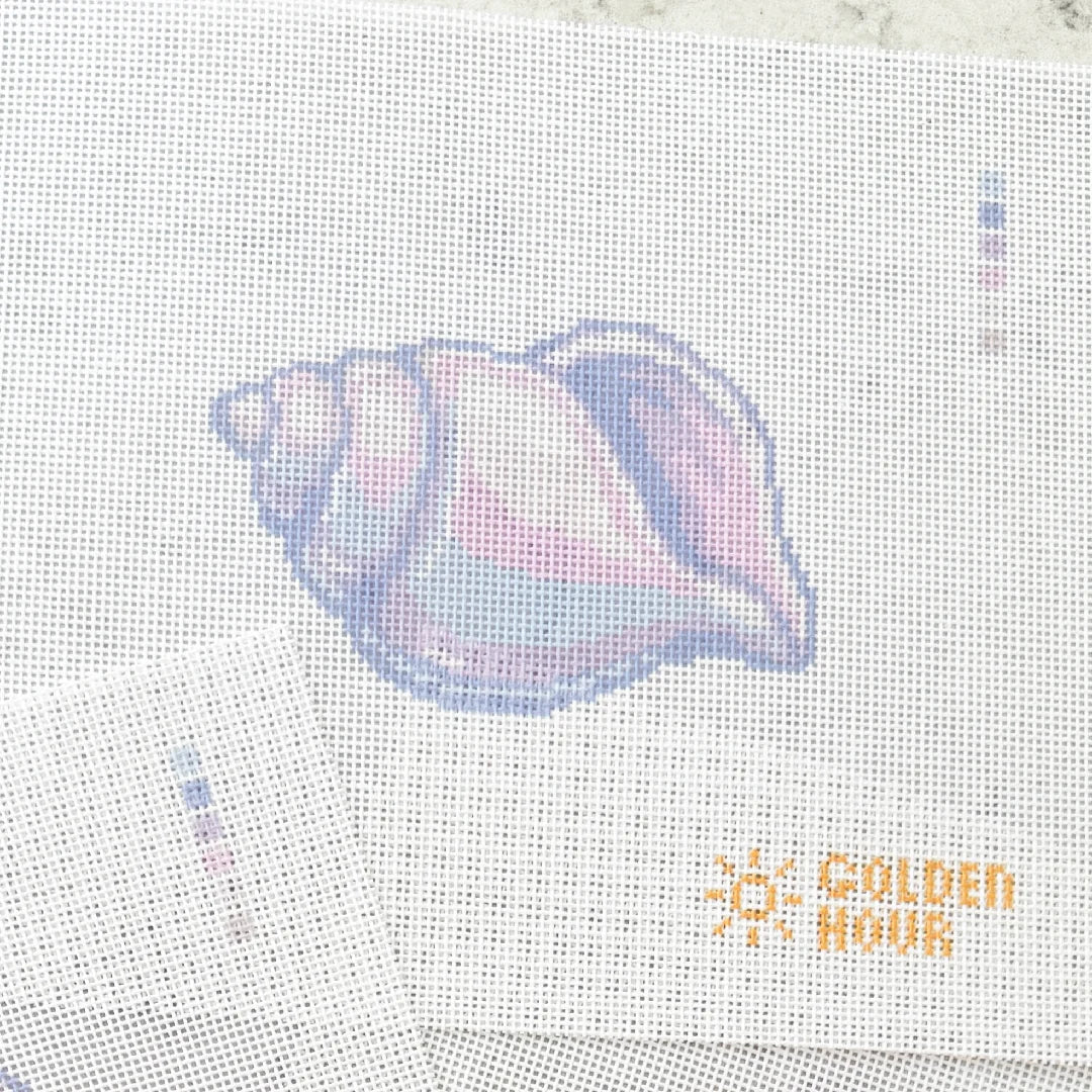 Shiny Shell Needlepoint Canvas