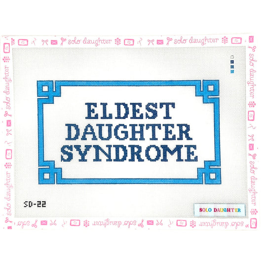 Eldest Daughter Syndrome Needlepoint Canvas