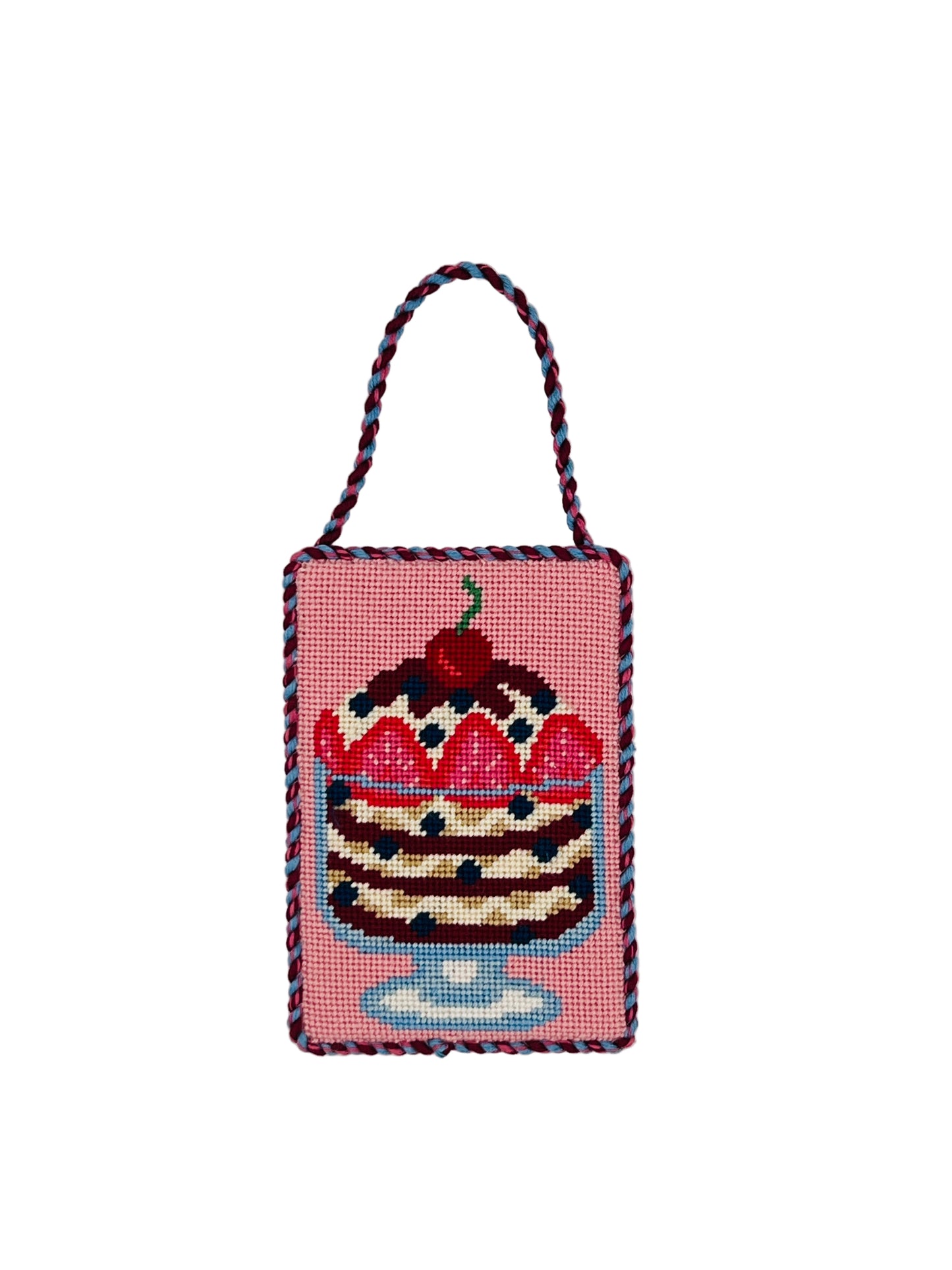 Triple Berry Trifle Needlepoint Canvas