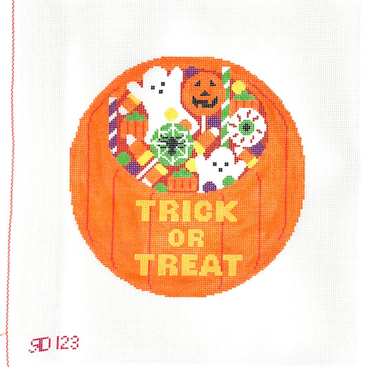 Trick or Treat Two Piece Needlepoint Canvas