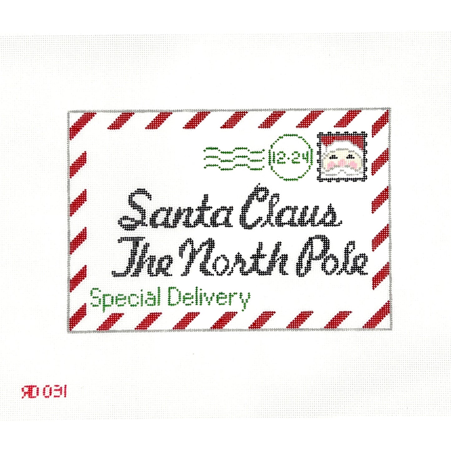 Santa Letter (Large) Needlepoint Canvas