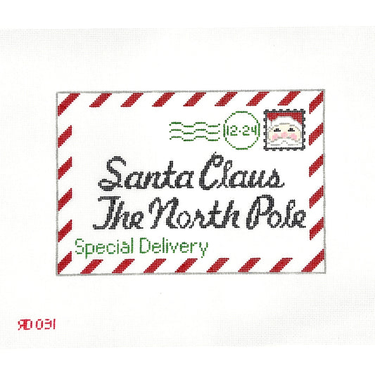 Santa Letter (Large) Needlepoint Canvas