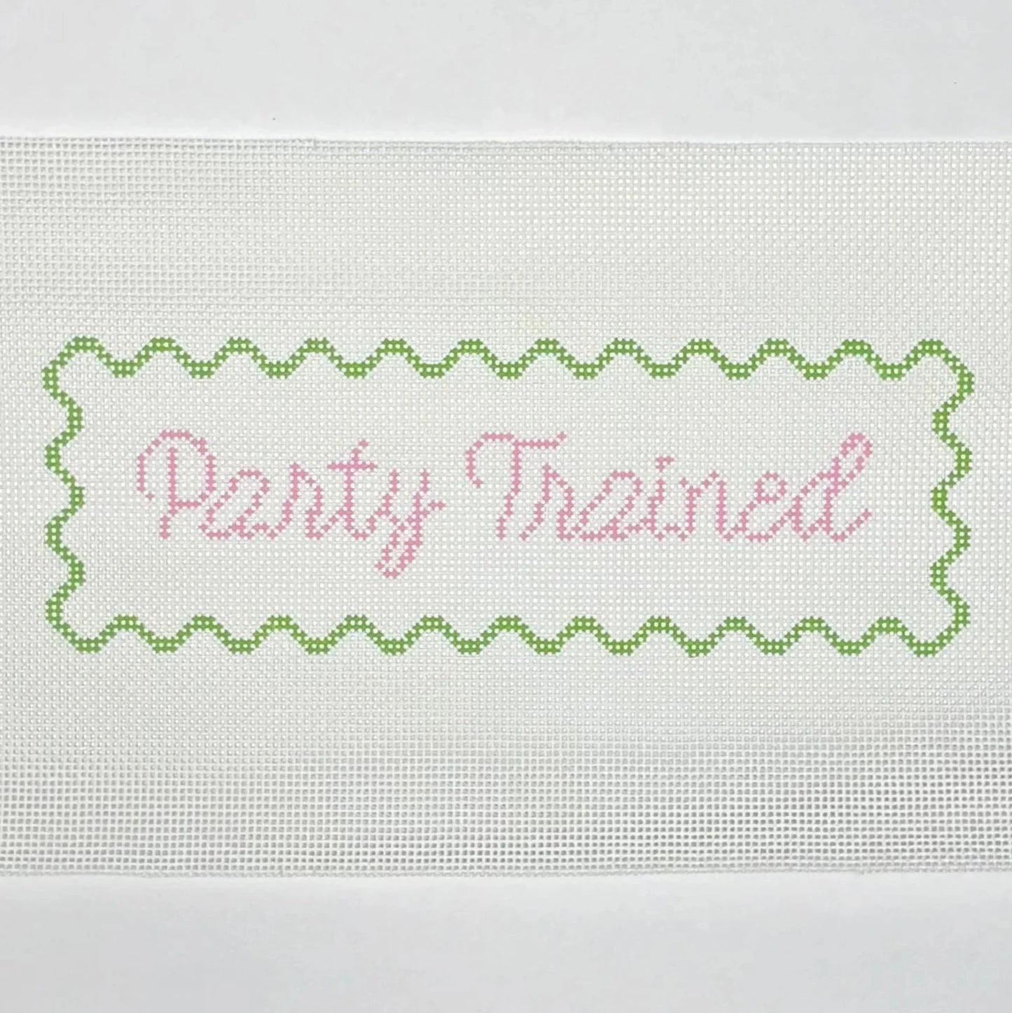 Party Trained Needlepoint Canvas