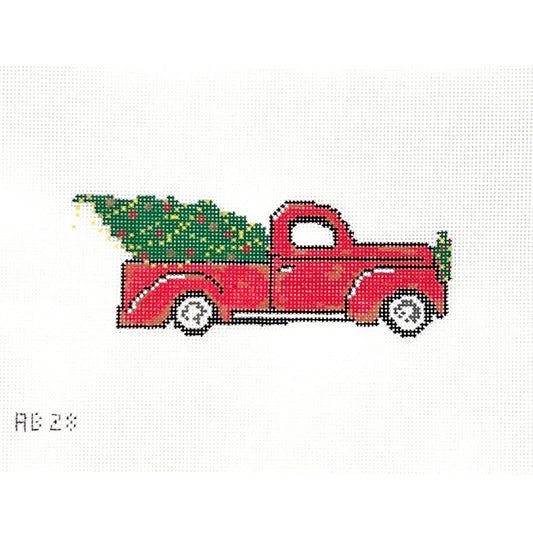Oh Christmas truck Needlepoint Canvas