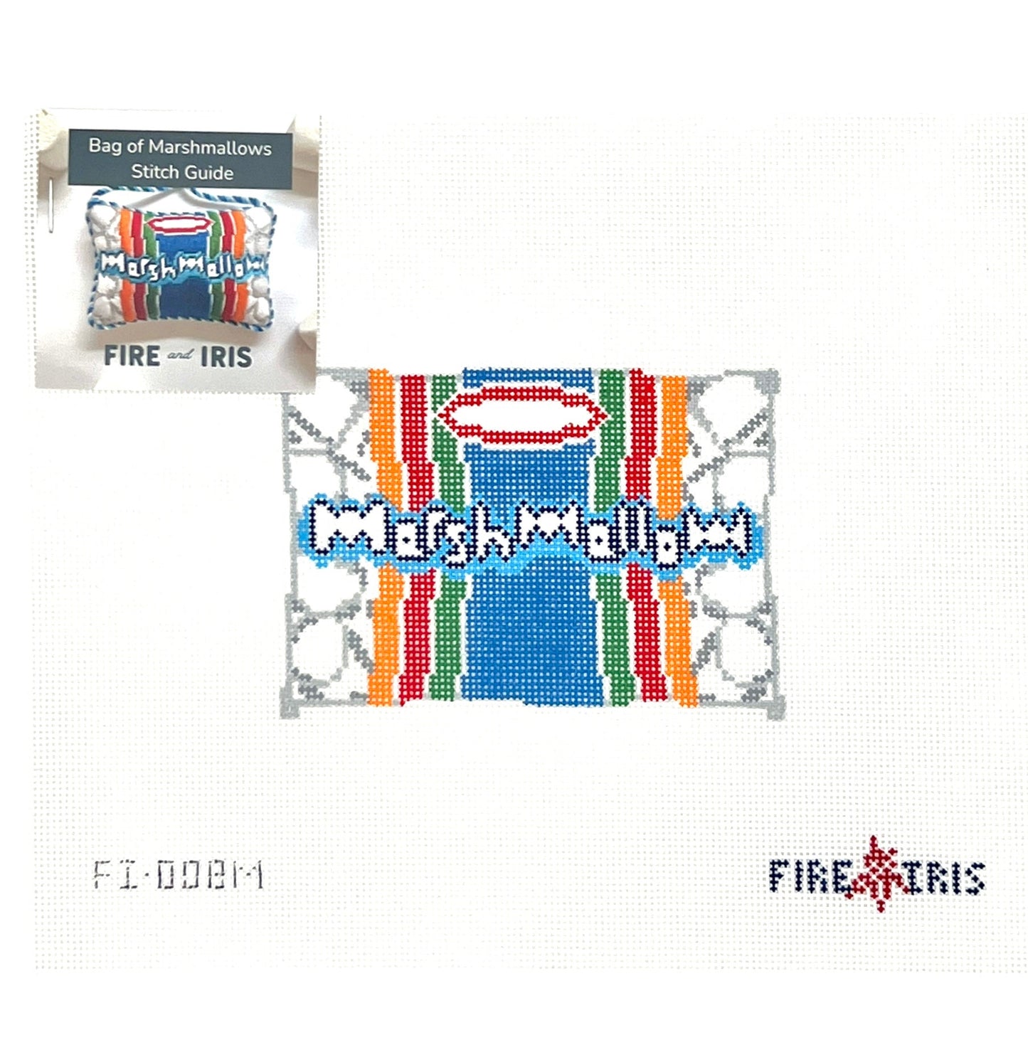 Marshmallows Needlepoint Canvas