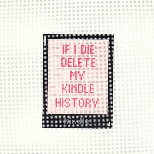 Kindle History Needlepoint Canvas