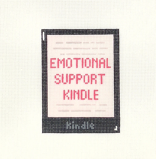 Emotional Support Kindle Needlepoint Canvas