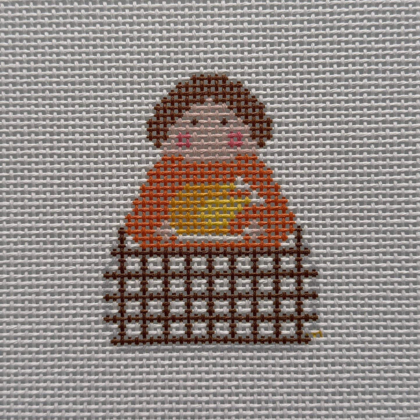 Thanksgiving Roast Stitch-It Angel Needlepoint Canvas