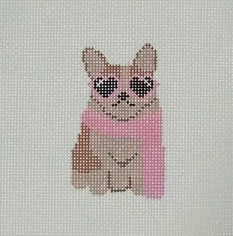 Mini Fab Pup - Corgi Needlepoint Canvas