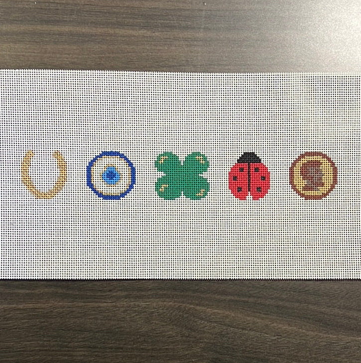 Good Luck Key Fob Needlepoint Canvas