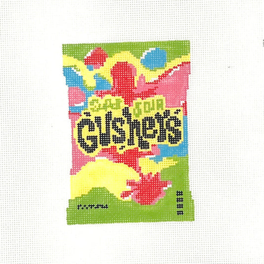 Sour Gushers Needlepoint Canvas