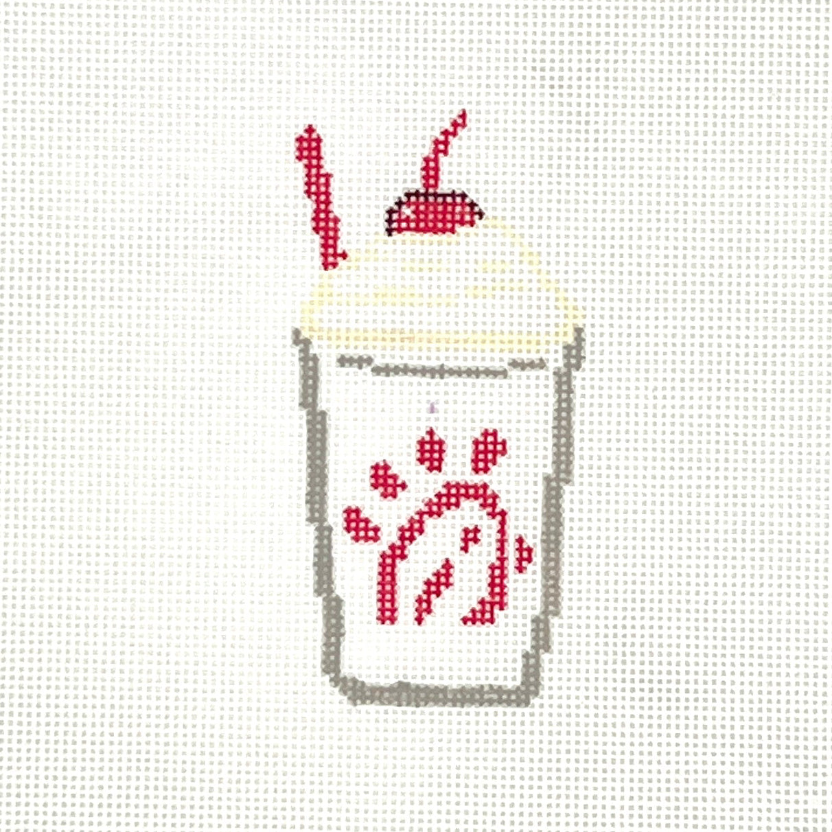CFA Milkshake Needlepoint Canvas