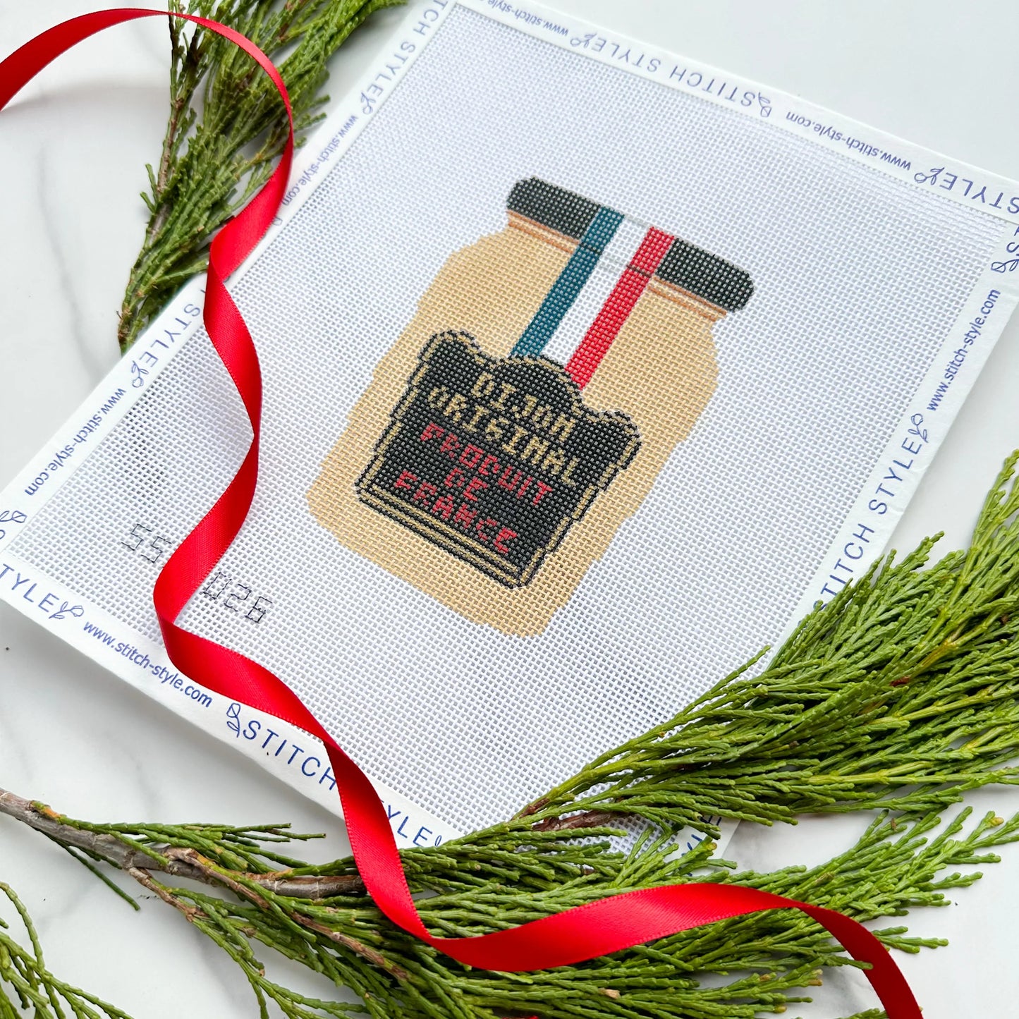 Dijon Mustard Needlepoint Canvas